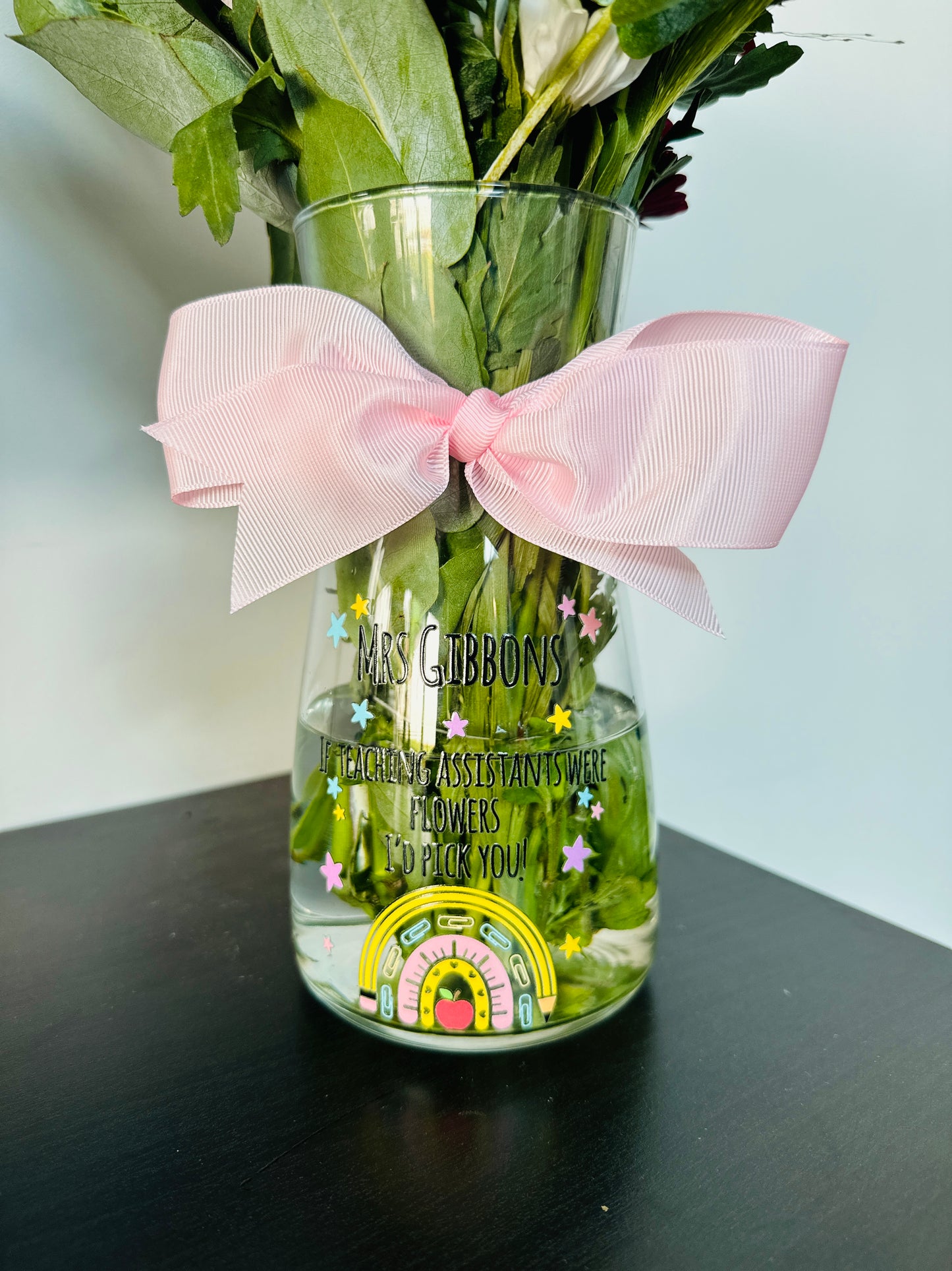 Teacher’s Gift (Personalised Flower Vase)