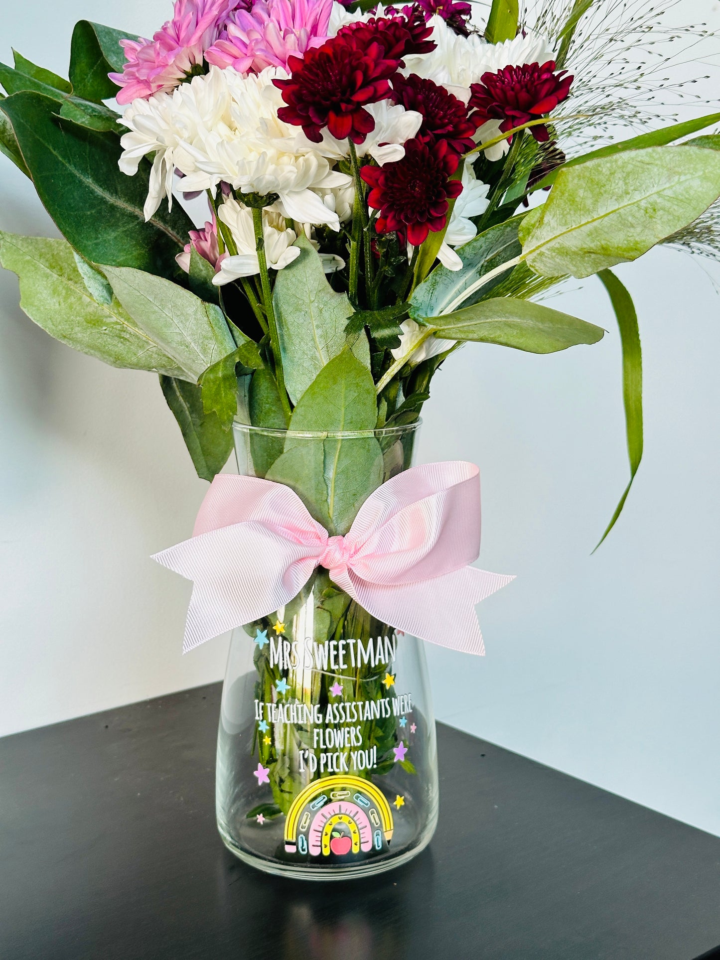 Teacher’s Gift (Personalised Flower Vase)