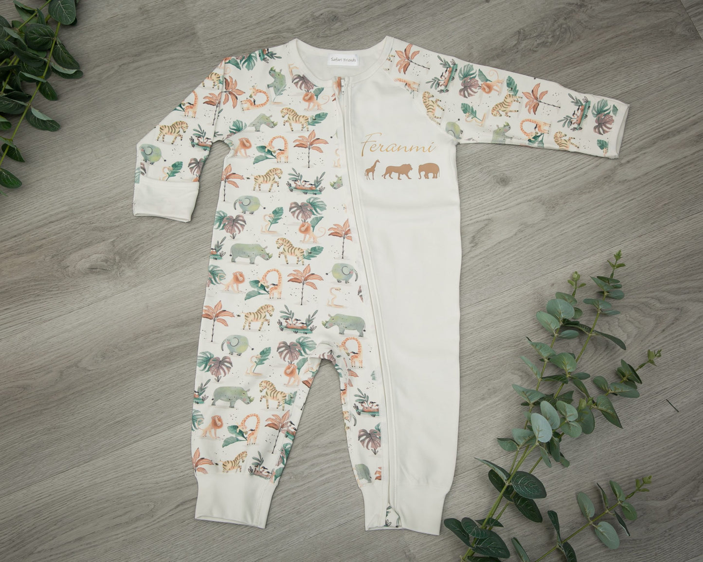 Safari Baby Romper