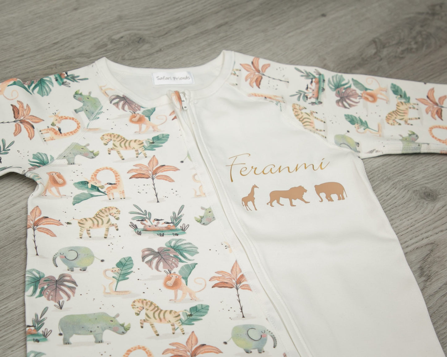 Safari Baby Romper